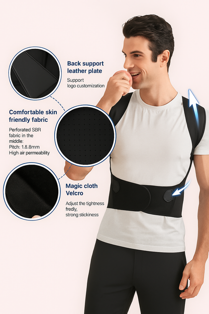 Adjustable Back Posture Corrector/ Slouching Relieve Pain Belt Women Men