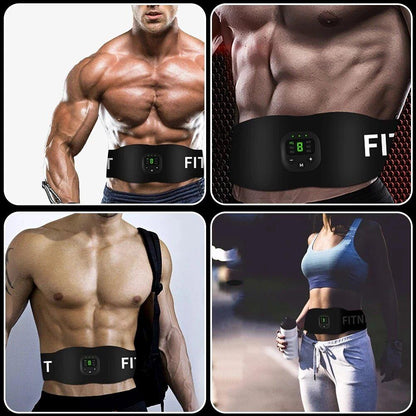 DRIPMINT Electronic Abdominal Muscle Stimulator Smart Fitness Ab Belt