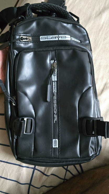 DRIPMINT Sling Bag with USB Charging Port