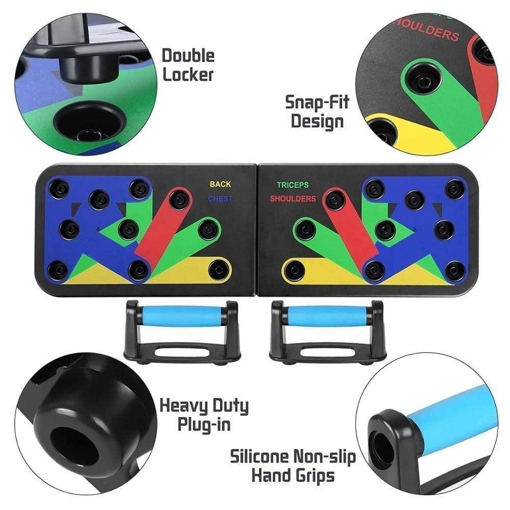 DRIPMINT 14 in 1 Board Push-up Bar