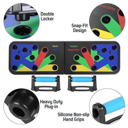 DRIPMINT 14 in 1 Board Push-up Bar